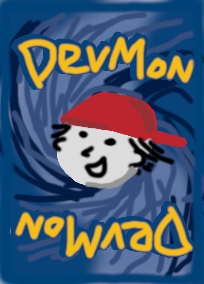 The back of a Pokemon Card, a Pokeball in the center with Pokemon logo above and below